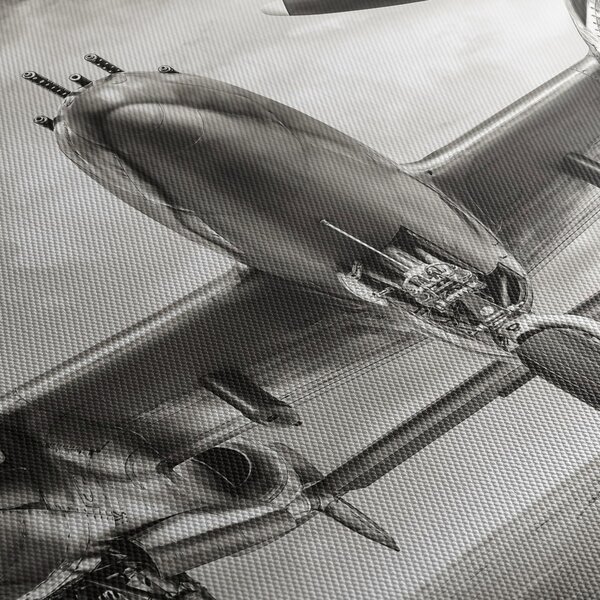 Obraz - Warbird (210x100 cm)