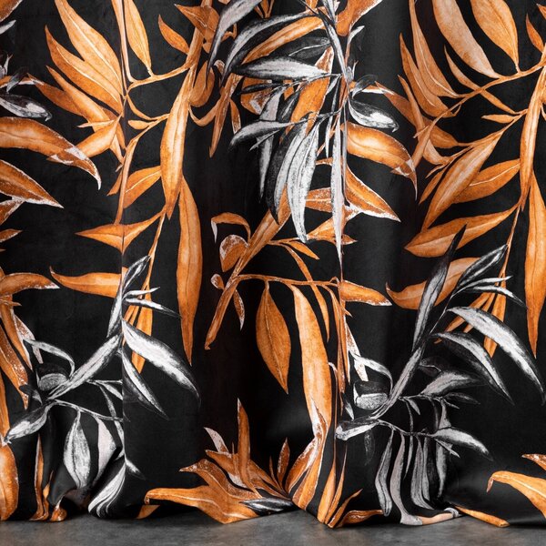ZATEMŇOVACÍ ZÁVĚS NA KROUŽCÍCH PIERRE CARDIN ZOJA 140X250 CM VZOROVANÁ