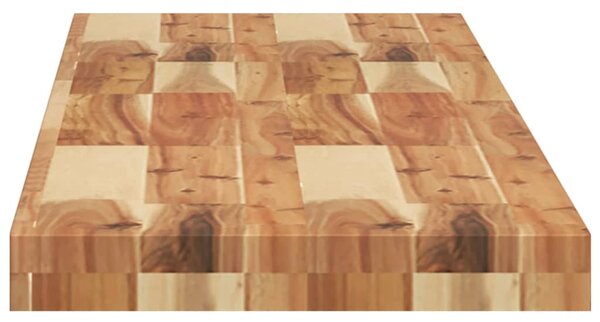 Plovoucí police 120 x 30 x 4 cm olejované akáciové dřevo 3279619