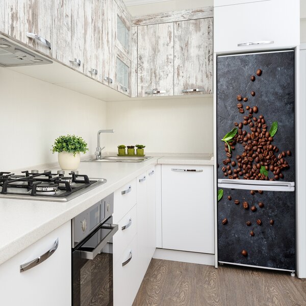 Nálepka na ledničku samolepící Zrnka kávy FridgeStick-70x190-f-115651313