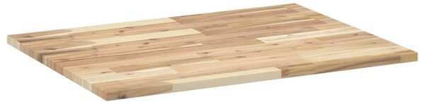Koupelnová deska neošetřená 80x60x2 cm masivní akáciové dřevo 3279667