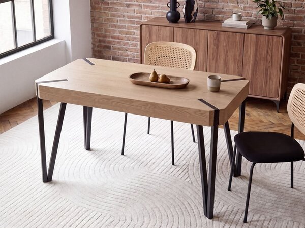 Jídelní stůl CAMBELL Taupe 130 cm 80 cm