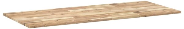 Koupelnová deska neošetřená 120x60x2 cm masivní akáciové dřevo 3279669