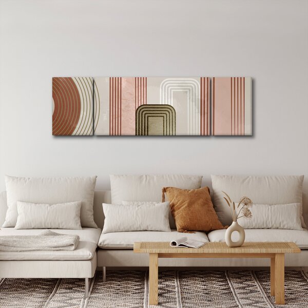 Obraz - Minimalistická ilustrace (170x50 cm)