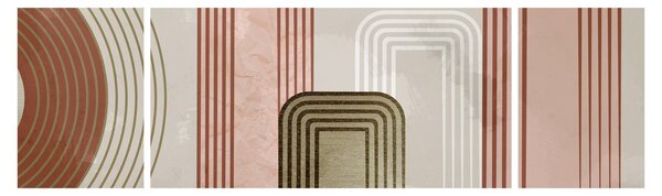 Obraz - Minimalistická ilustrace (170x50 cm)