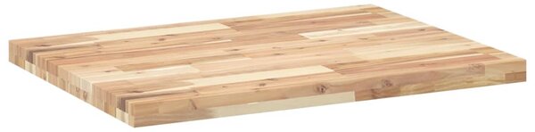Koupelnová deska neošetřená 80x60x4 cm masivní akáciové dřevo 3279683