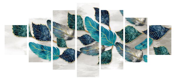 Obraz - Ilustrace peří (210x100 cm)