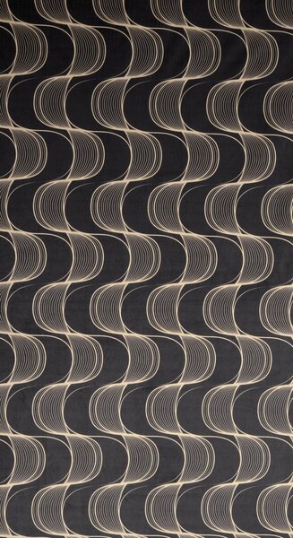 ZATEMŇOVACÍ ZÁVĚS NA KROUŽCÍCH POLA 140X250 CM VZOROVANÁ