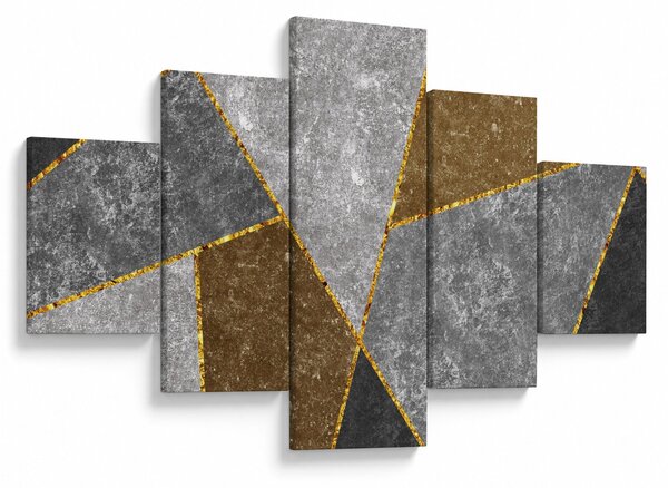 Obraz - Imitace materiálů (125x70 cm)