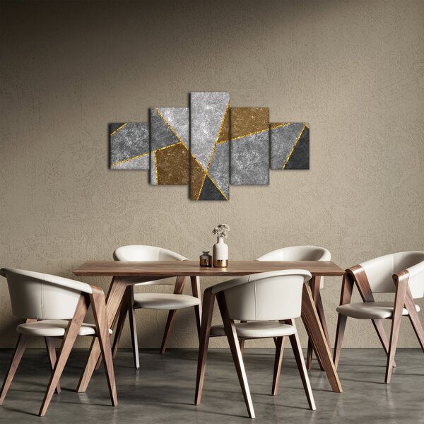 Obraz - Imitace materiálů (125x70 cm)