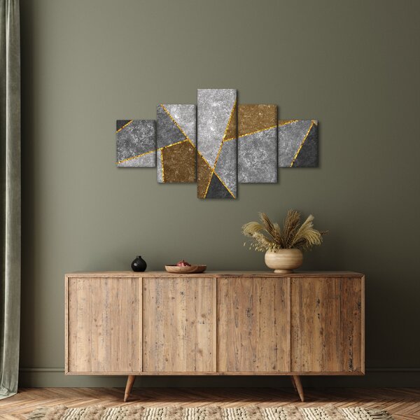 Obraz - Imitace materiálů (125x70 cm)