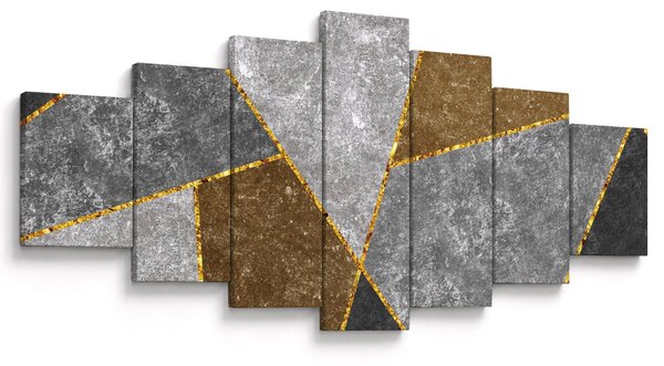 Obraz - Imitace materiálů (210x100 cm)