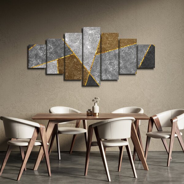 Obraz - Imitace materiálů (210x100 cm)
