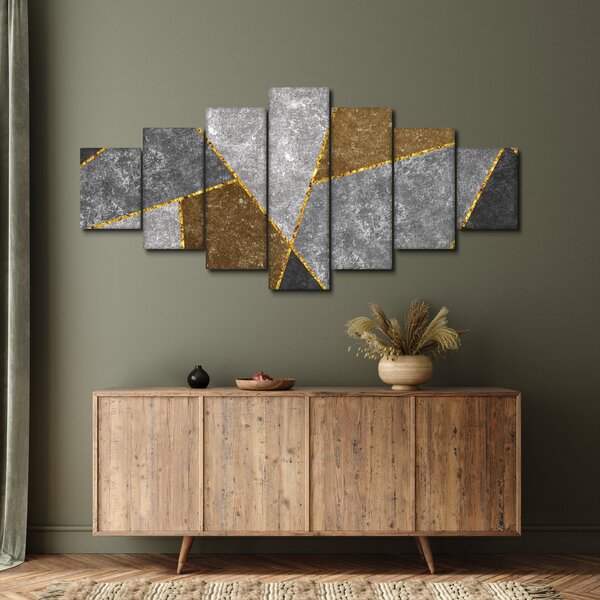 Obraz - Imitace materiálů (210x100 cm)