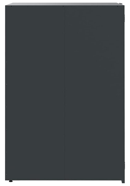 Box na 2 popelnice antracitový 138 x 79 x 117 cm ocel 3279982
