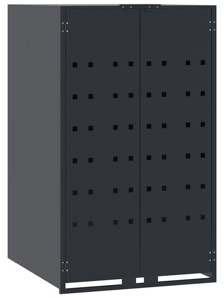 Box na 2 popelnice antracitový 138 x 79 x 117 cm ocel 3279982