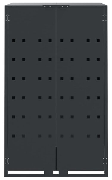 Box na 6 popelnic popelnic 414 x 79 x 117 cm ocel 3279986