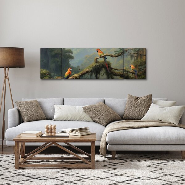 Obraz - Tropický les (170x50 cm)