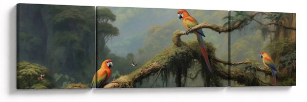 Obraz - Tropický les (170x50 cm)