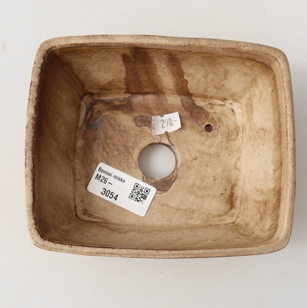E-bonsai Keramická bonsai miska 15 x 12,5 x 5,5 cm růžová