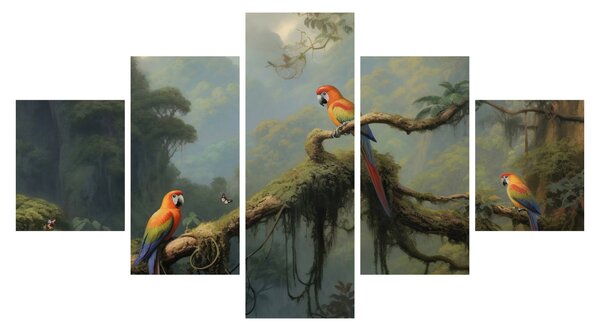 Obraz - Tropický les (125x70 cm)