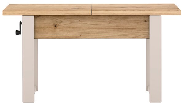Rozkládací polohovací konferenční stolek HOGO 3v1 | 120-157x62,5-74,5x67 cm | síla horní desky 32 mm | artisan/nohy kašmír