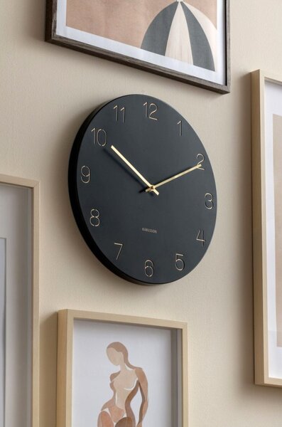 Designové nástěnné hodiny 5762BK Karlsson 40cm