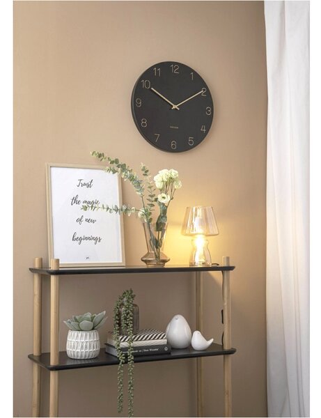 Designové nástěnné hodiny 5762BK Karlsson 40cm