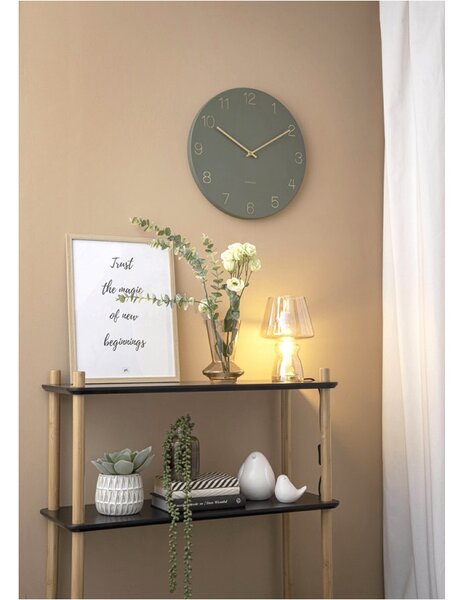 Designové nástěnné hodiny 5762GR Karlsson 40cm