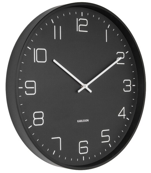 Designové nástěnné hodiny 5751BK Karlsson 40cm
