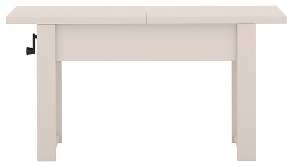 Rozkládací polohovací konferenční stolek HOGO 3v1 | 120-157x62,5-74,5x67 cm | síla horní desky 32 mm | kašmír/nohy kašmír