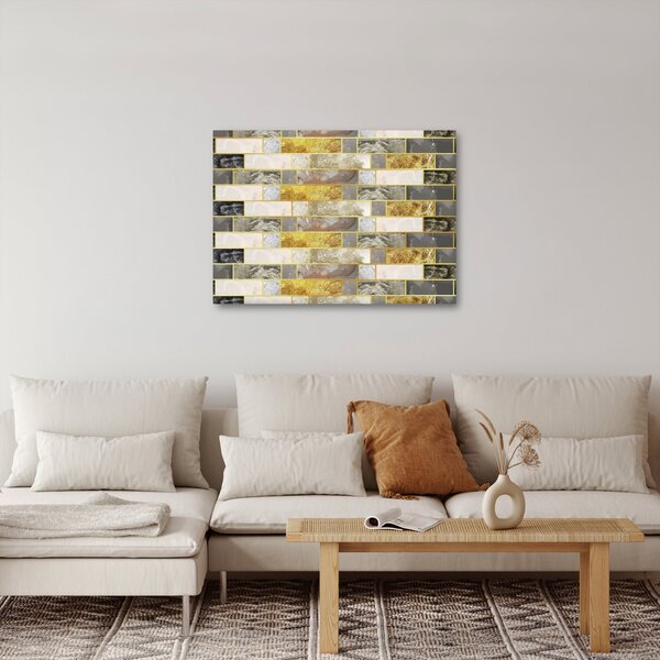 Obraz - Dekor s texturami (70x50 cm)
