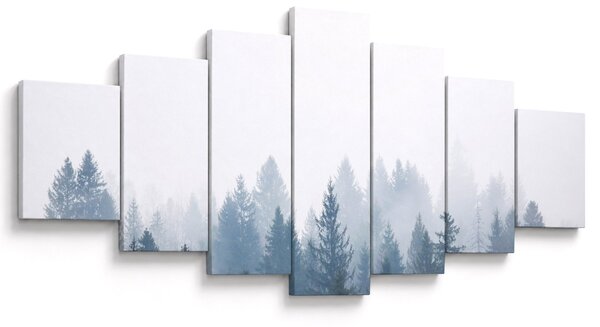 Obraz - Zamlžený les (210x100 cm)
