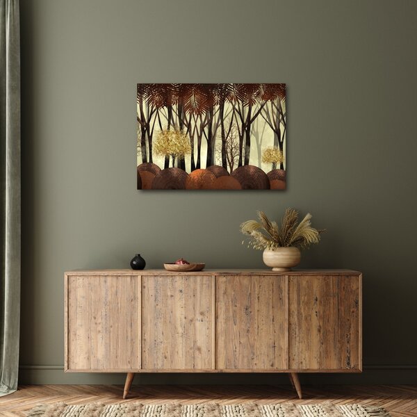 Obraz - Dekorativní les (70x50 cm)