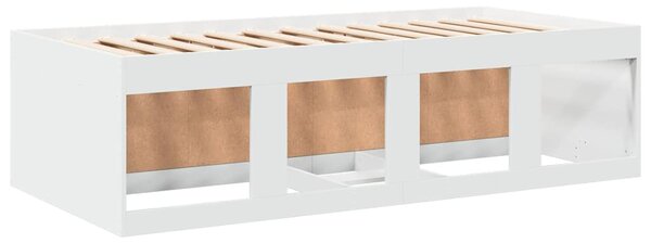 Válenda se zásuvkami bez matrace bílá 100 x 200 cm 3280237