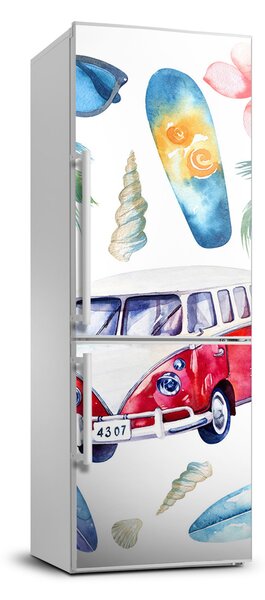 Nálepka fototapeta lednička Sada surfaře FridgeStick-70x190-f-117354986