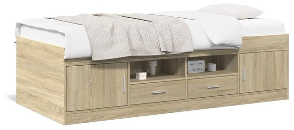 Válenda se zásuvkami bez matrace dub sonoma 90 x 190 cm 3280253