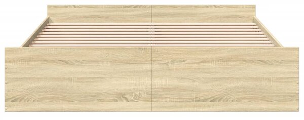 Rám postele se zásuvkami dub sonoma 180x200 cm kompozitní dřevo 3280274