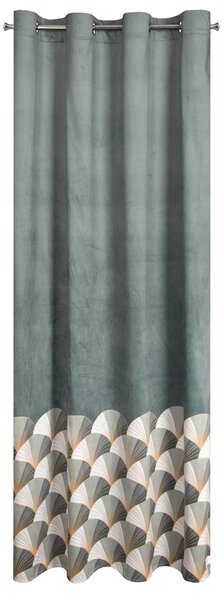 ZATEMŇOVACÍ ZÁVĚS NA KROUŽCÍCH GINA 140X250 CM VZOROVANÁ