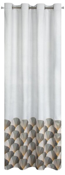 ZATEMŇOVACÍ ZÁVĚS NA KROUŽCÍCH GINA 140X250 CM VZOROVANÁ