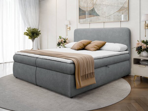 Kontinentální postel Estiero, Rozměr postele: 160 x 200 cm, Potah: Vibe 06 5903211512810