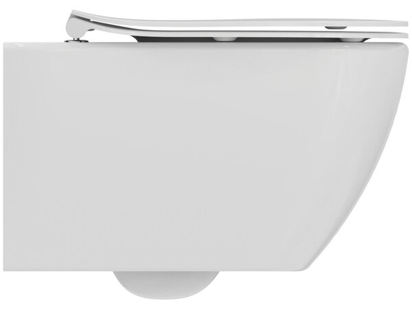 Ideal Standard Tesi wc mísa se sedátkem s pomalým sklápěním závěsná bez splachovacího kruhu bílá lesk T354601