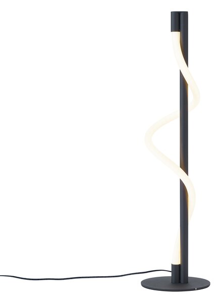 Moderní stolní lampa černá vč. LED s 3-stupňovým stmíváním - Twirl