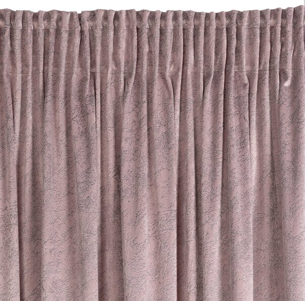 ZATEMŇOVACÍ ZÁVĚS NA PÁSCE RIVA 140X270 CM PÚDROVĚ RŮŽOVÁ