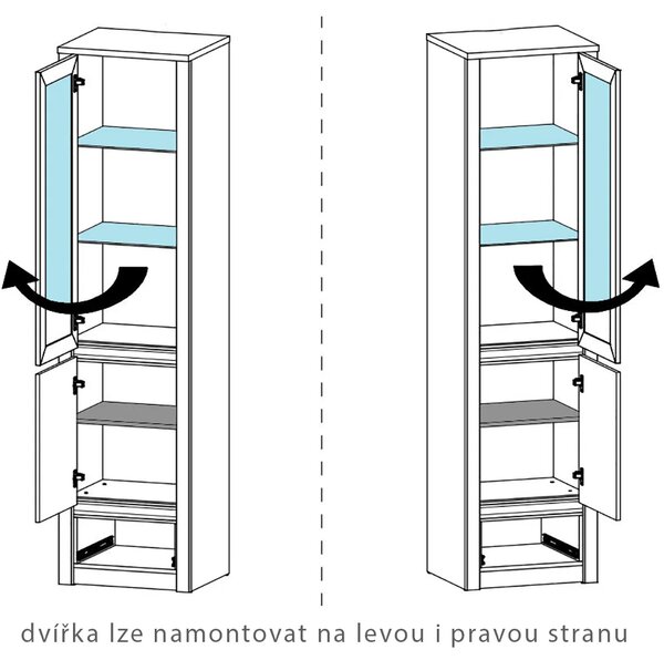 Obývací stěna s komodou MONTANA | 270 + 180 cm | dub trufla