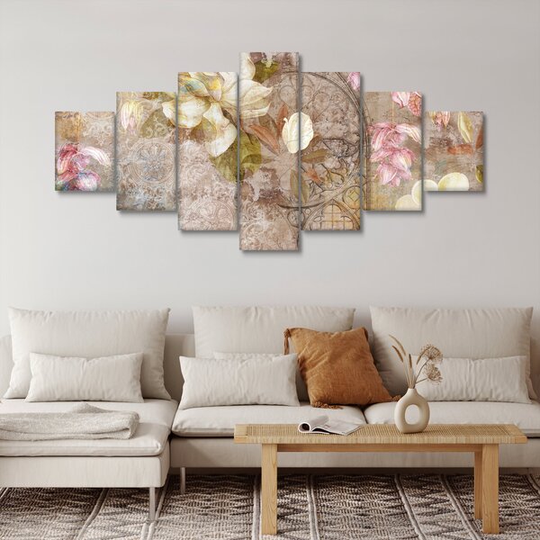 Obraz - Květinový ornament (210x100 cm)