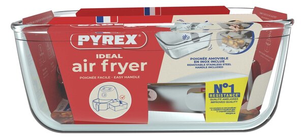 Skleněná mísa do horkovzdušné fritézy PYREX 20x18cm/2l., borosilikát