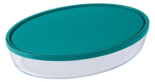 Skleněný pekáč s víkem PYREX 35x24cm/3,1l., borosilikát