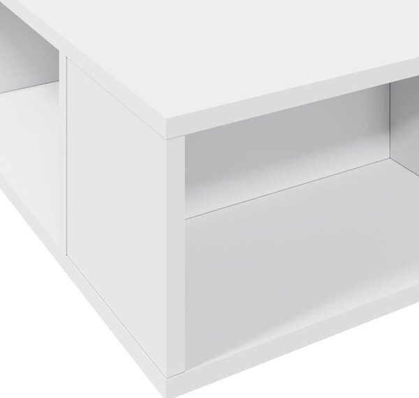 Rám postele bílý 75 x 190 cm kompozitní dřevo 3280531