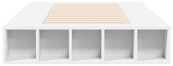 Rám postele bílý 75 x 190 cm kompozitní dřevo 3280531